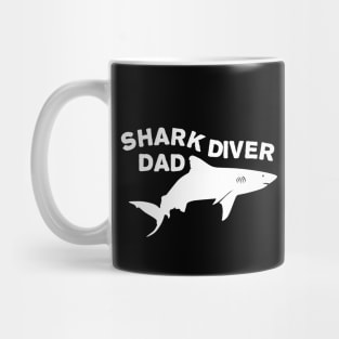 Shark diver dad Mug